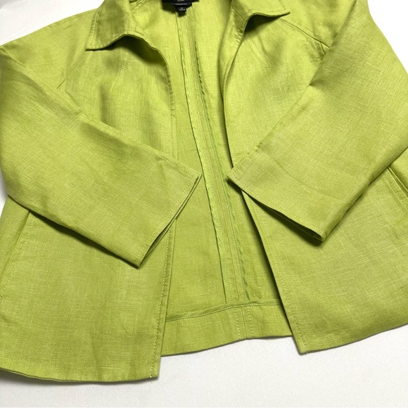 Talbots Petites 100% Pure Irish Linen Blazer - Picture 5 of 12